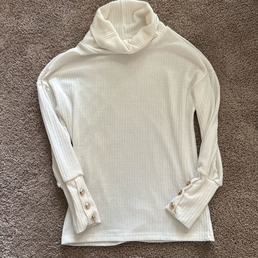 White Turtleneck